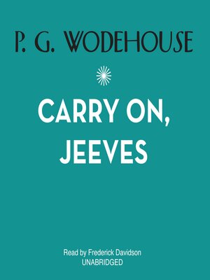 cover image of Carry On, Jeeves